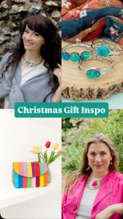 Starting to think about Christmas gifts? Have a look at our little showreel for some gift inspiration. Colourful jewellery, pretty scarves, and beautiful bags and purses. We’ve got a great range of accessories for women, perfect as gifts, and very reasonably priced too. UK shipping is free on orders of £15 or more and all our jewellery comes gift boxed, just add a bow 🎀🎁