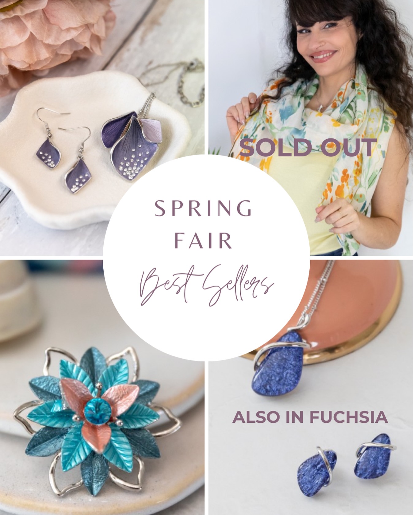 A big thank you to everybody who visited us at @springautumnfair. We had a great four days showcasing the new collection and it went down a treat. We’ve already almost sold out of our new 80% cotton / 20% viscose scarves; you loved them! And scarf sales were definitely up overall with retailers loving the quality, colours, designs and prices.

The magnetic brooches continued to delight. And we were told by a couple of new stockists that ‘the brooch is back’. We’ve not tried to keep it a secret but the brooch has been back at Miss Milly for several years now so it’s great to see that becoming more mainstream.

And in terms of colours, the ice blue, mid pink and pale aqua (or sea foam) palettes were loved. 

We’re working hard getting the orders out. Everybody was sent their invoice by the end of last weekend so if you’ve not received it, please check your Junk folder or get in touch.

#wholesalejewellery #wholesalescarves #magneticbrooches #springscarves #mothersdayjewellery