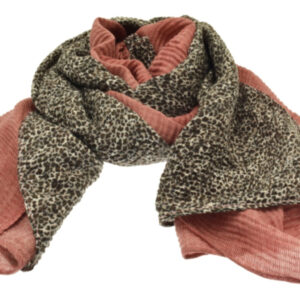 Pink Mottled Scarf