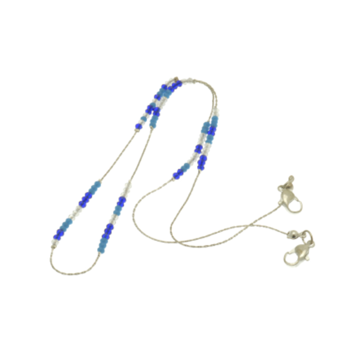 Blue Delicate Face Mask Lanyard Miss Milly