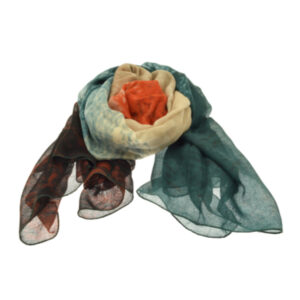 Green and Orange Scarf
