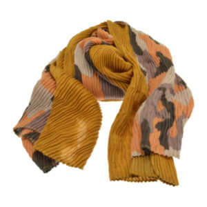 Mustard Camo Scarf