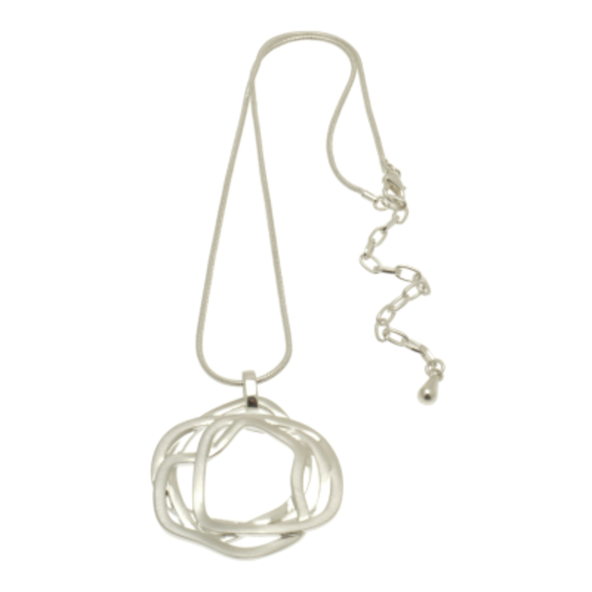 Woven Silver Necklace - Miss Milly