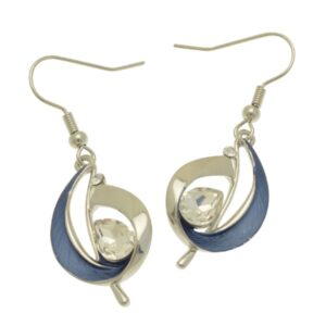 Blue Crystal Earrings