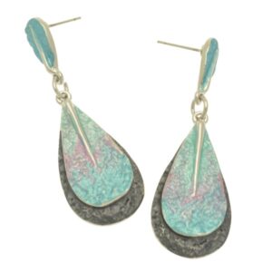 Multicolour Teardrop Earrings