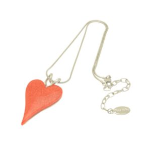 Coral Heart Necklace