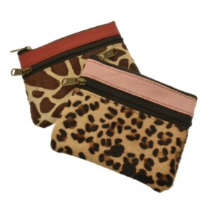 Anika Print Recycled Leather Coin Purse