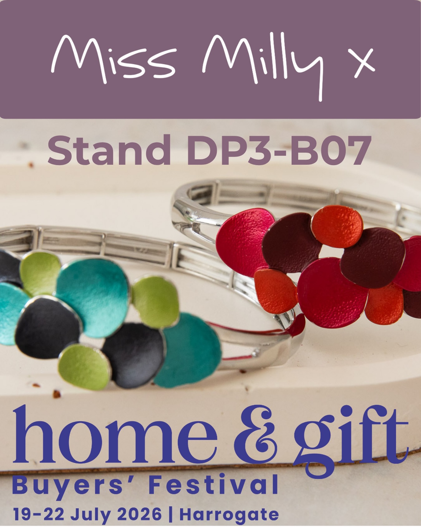 Will we see you there? It’s our only trade show for the Autumn-Winter season and we’ll be showcasing current season, colourful jewellery and scarf lines for Summer top-ups as well as our brand new Autumn-Winter collection. 

Get your store topped up for the remainder of Summer and your stockroom ready for the Autumn!

Stand DP3-B07 from 19-22 July